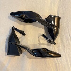 Black Women's Block Heel Shoes